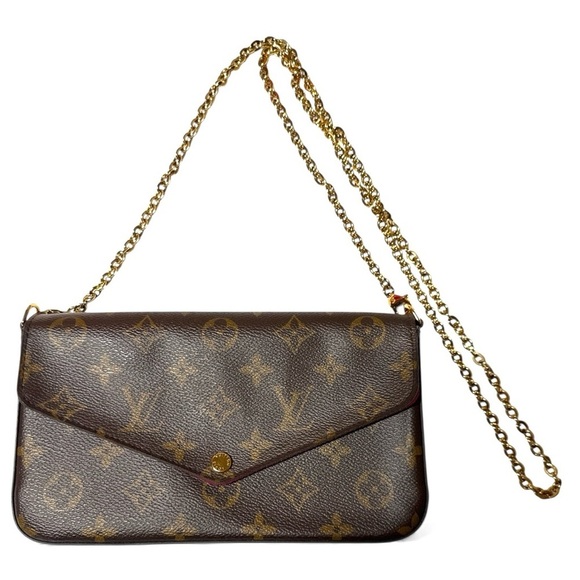 Louis Vuitton Handbags - Louis Vuitton Brown Monogram Pochette Felice